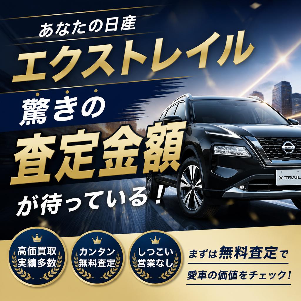 あなたの日産エクストレイル、驚きの査定金額が待っている！