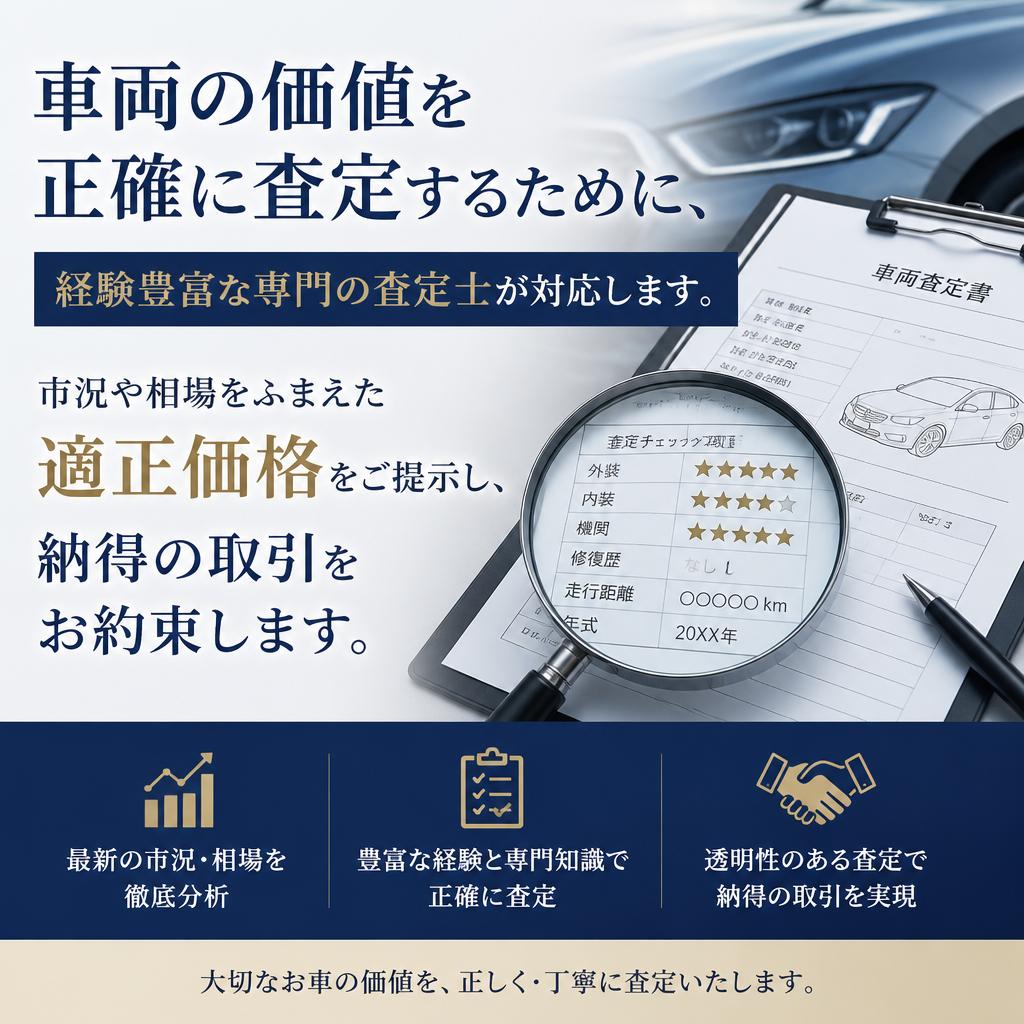 経験豊富な査定士があなたのCR-Vを評価