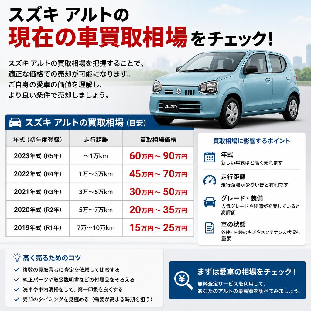 車買取相場を踏まえた査定のポイント