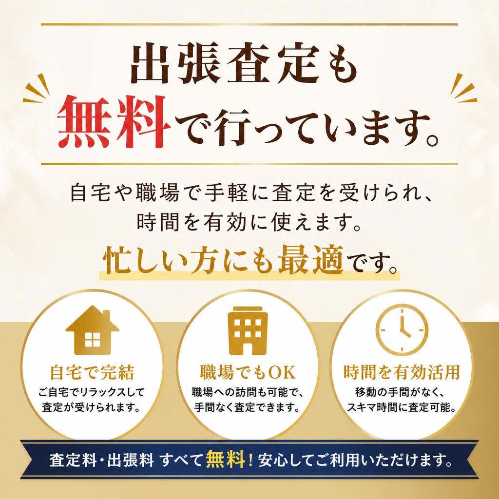 査定の手軽さと便利さ