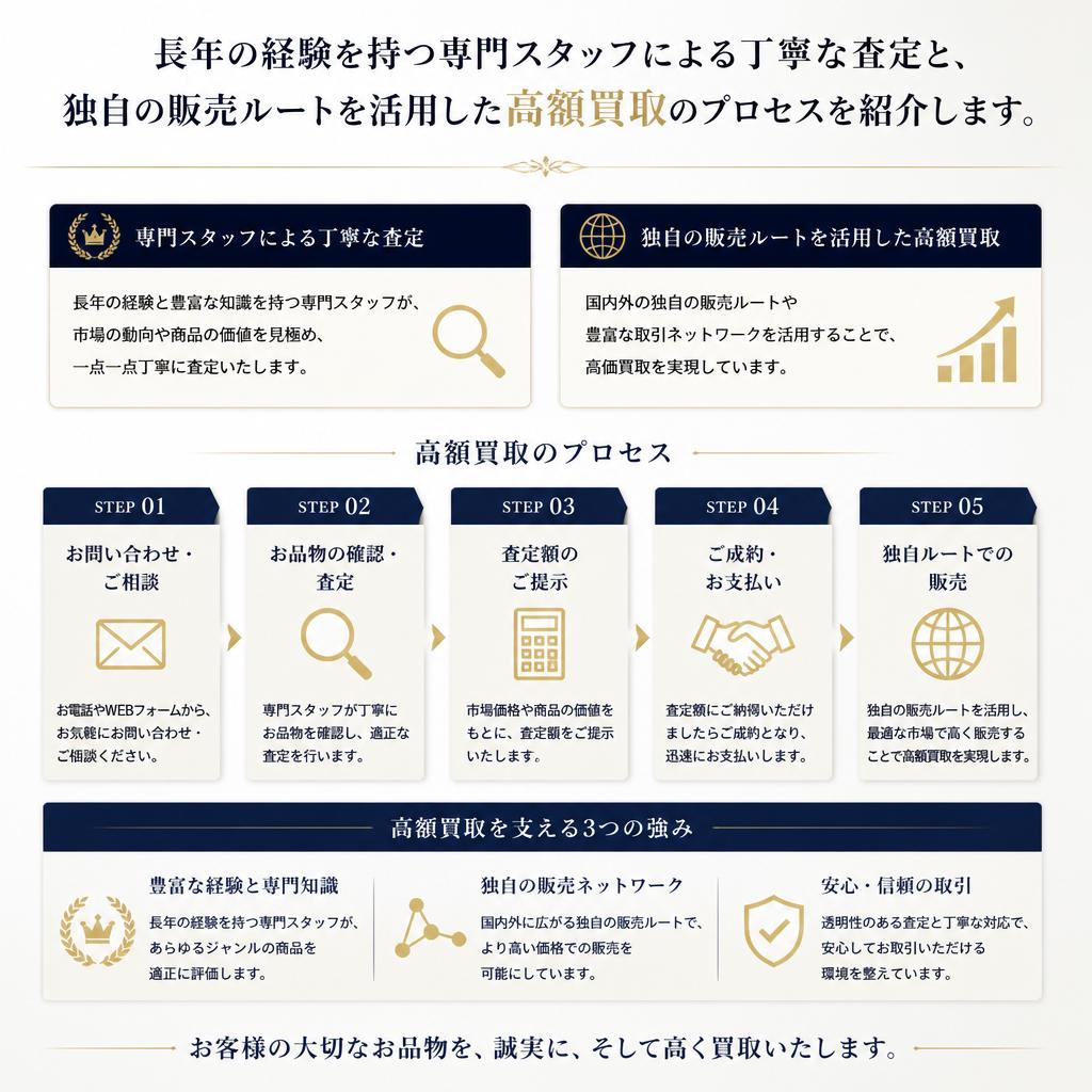 高額買取の秘密