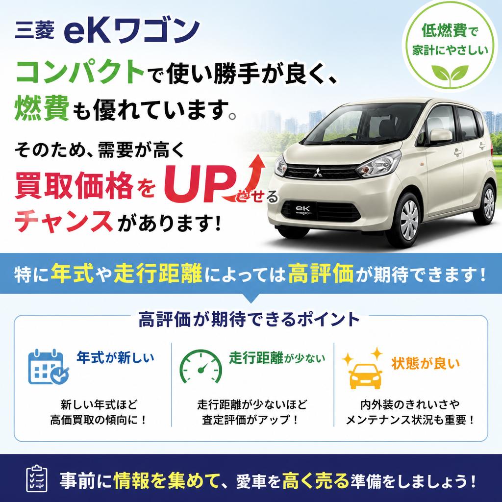 三菱eKワゴンの魅力を知ろう！