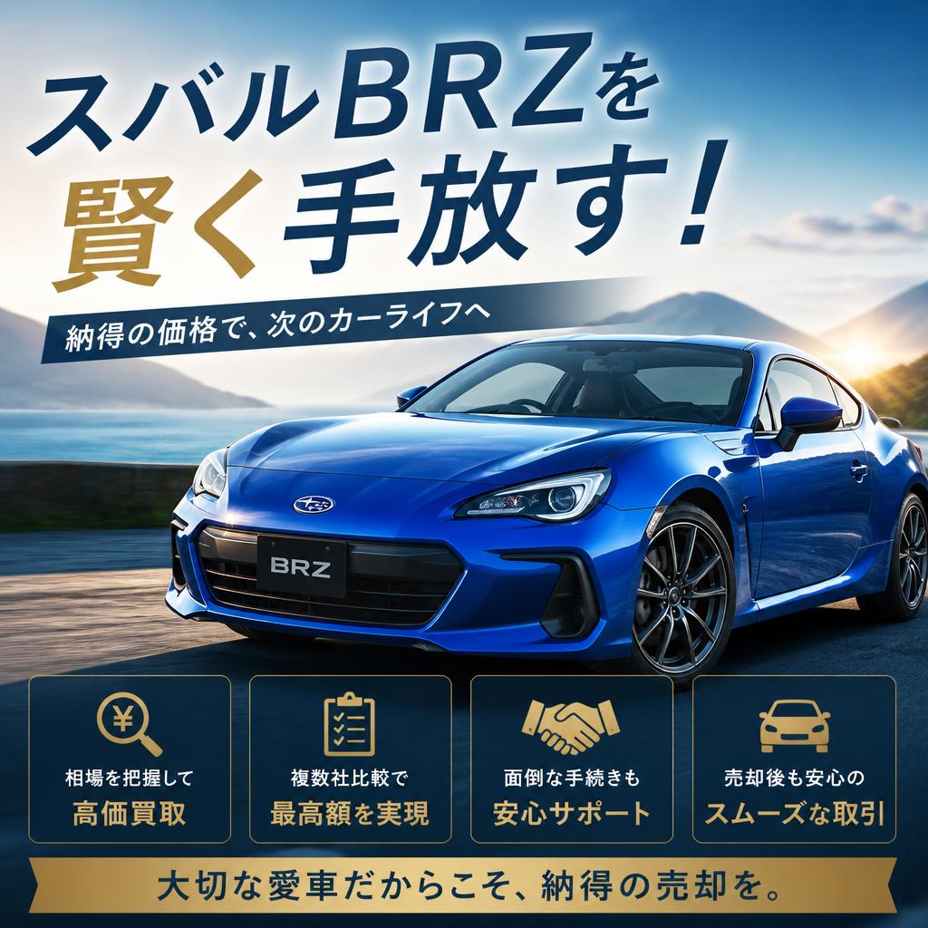 スバルBRZを賢く手放す！