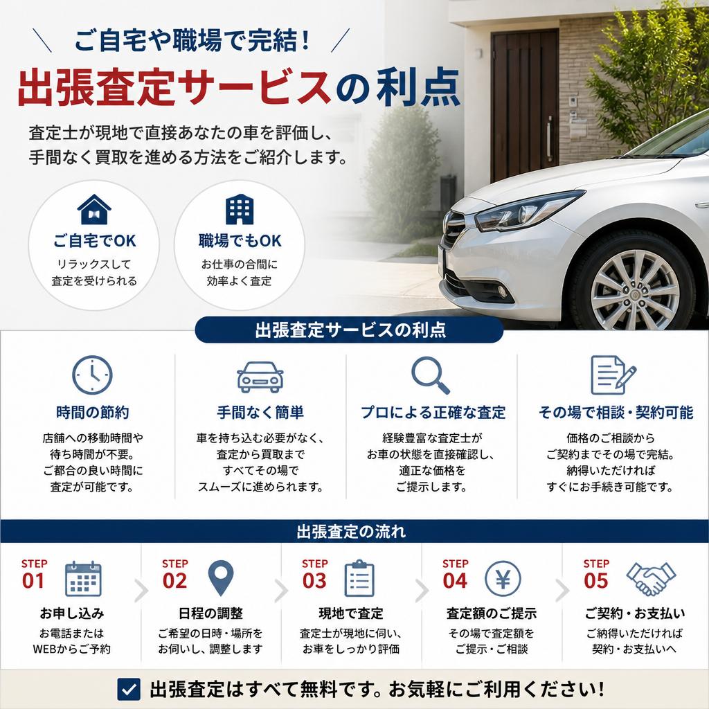 出張査定サービスの活用法