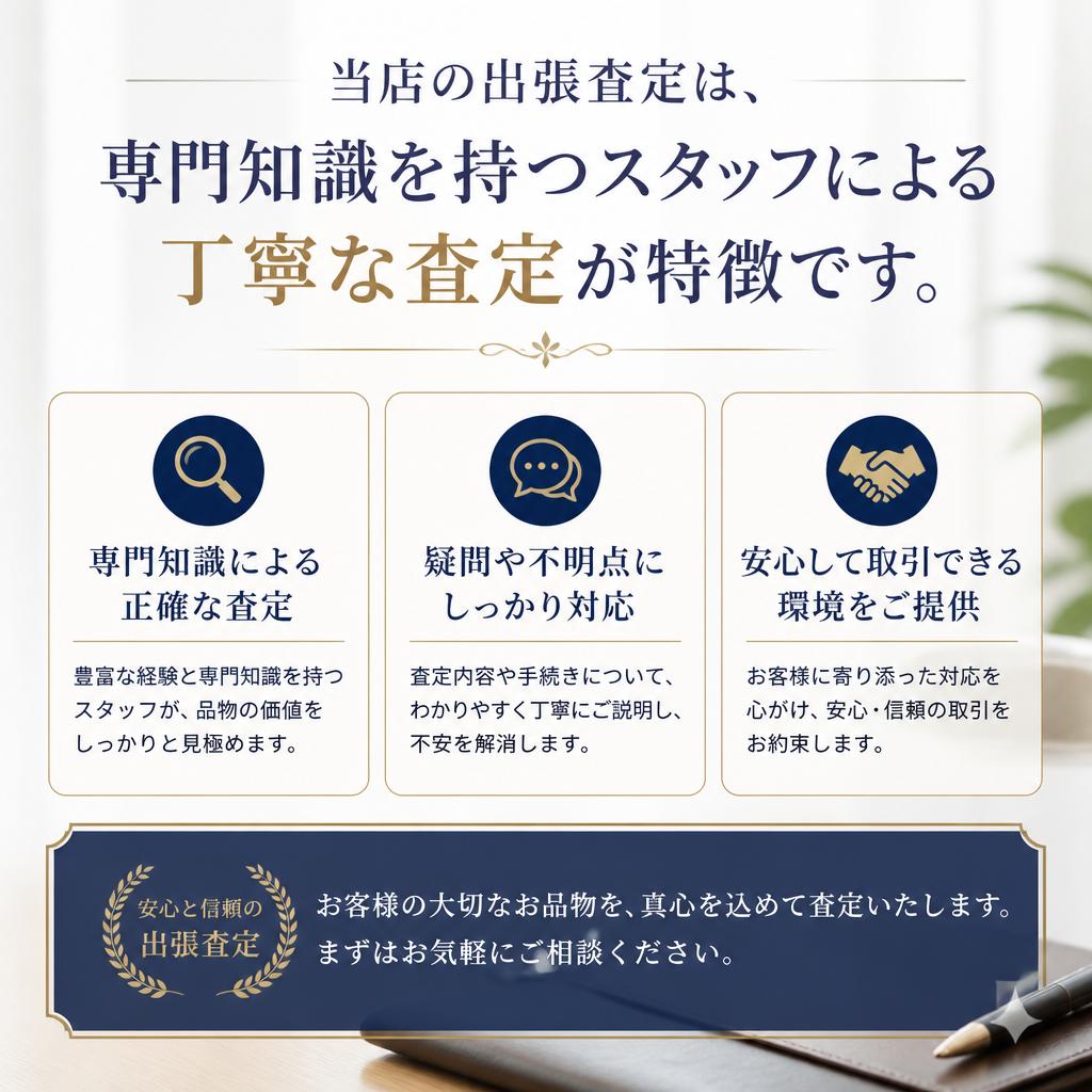 安心して査定を受ける理由
