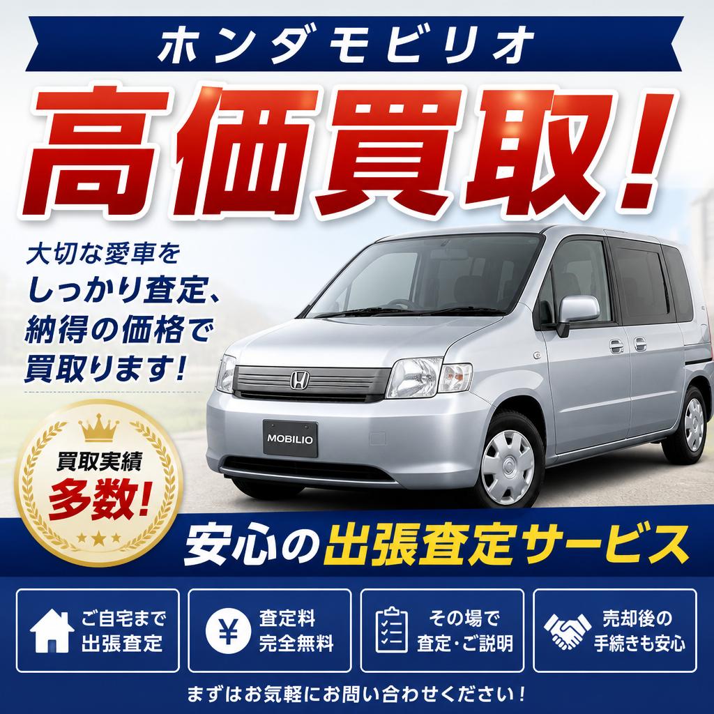 ホンダモビリオを高価買取！安心の出張査定サービス