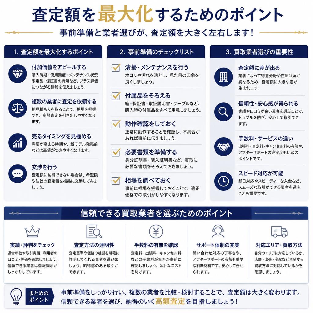 3. 高額査定の秘訣