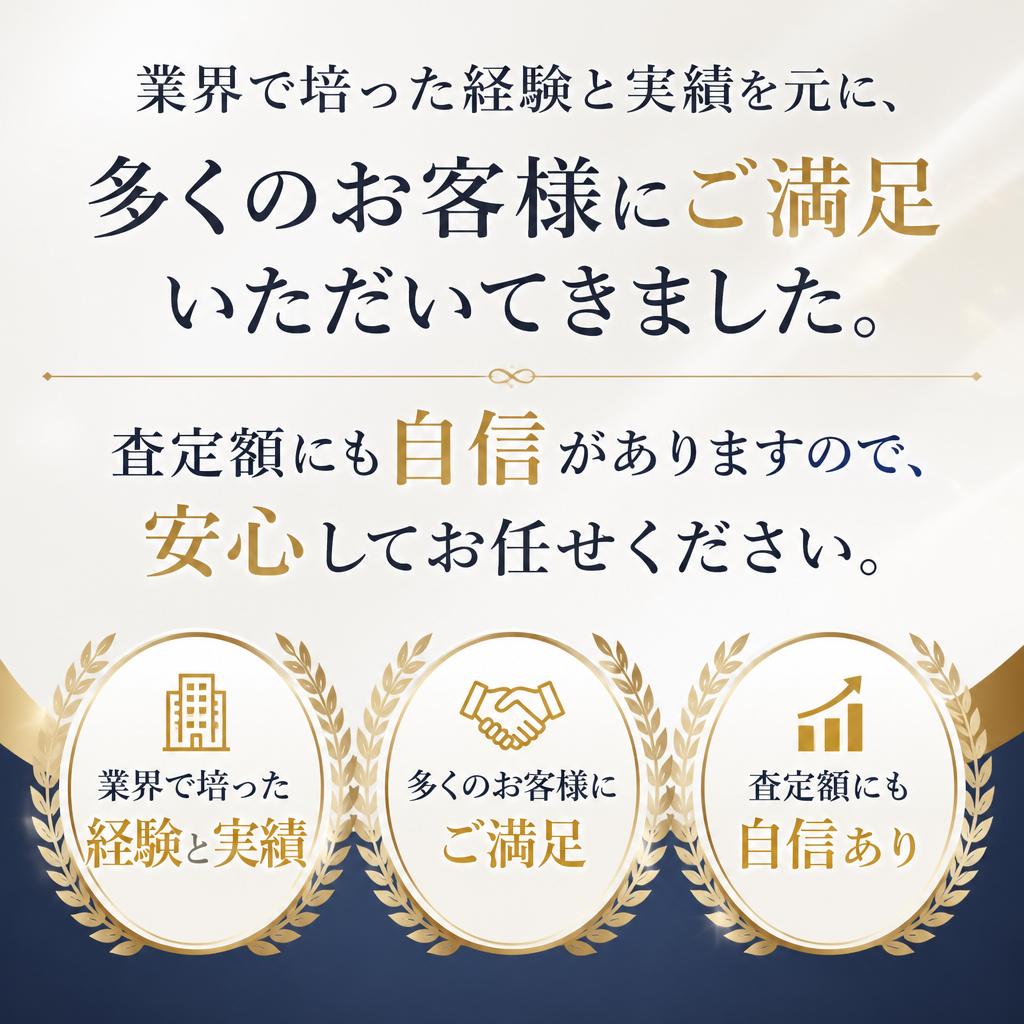 信頼の実績で安心!